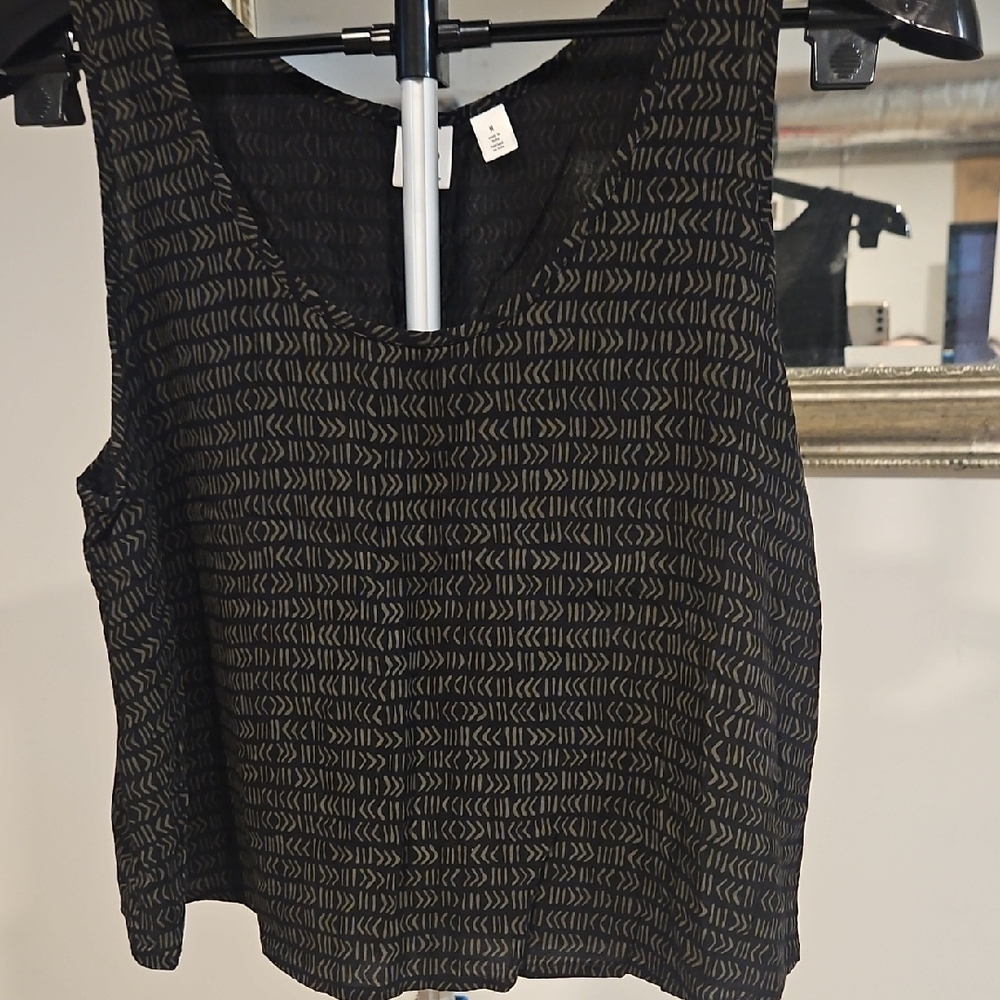 BP Black Boxy Crop Tank Top